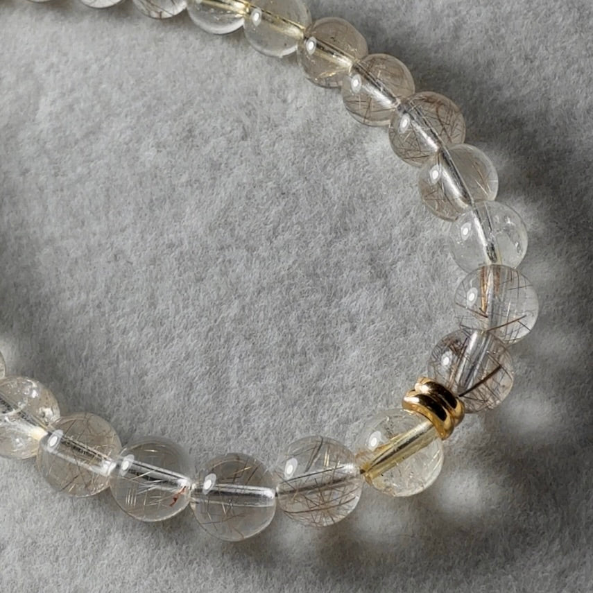 Rutilated Quartz Bracelet