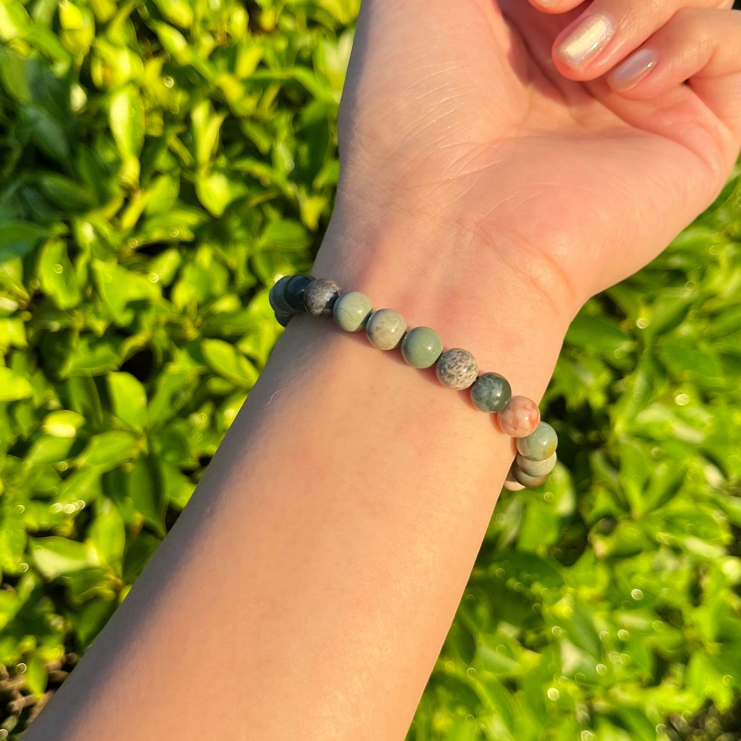 Alashan Agate Bracelet v2