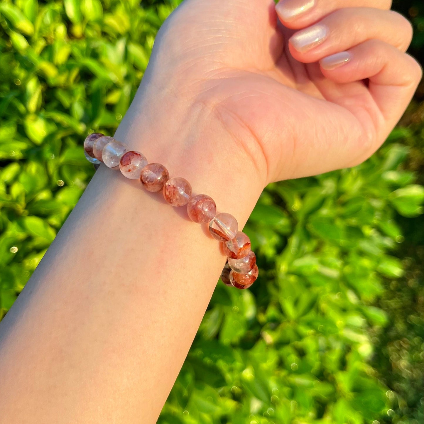 Hematoid Quartz Bracelet v1