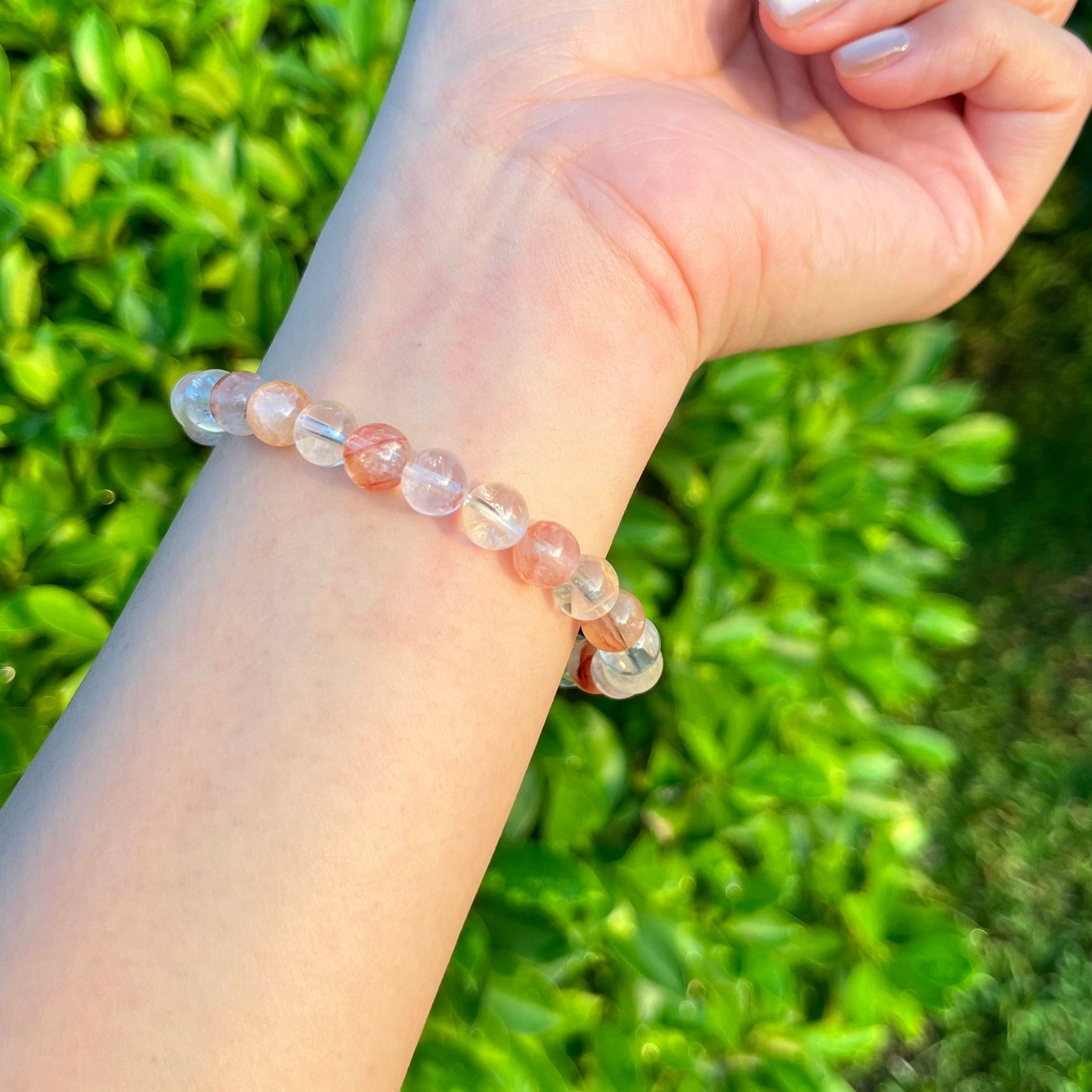 Hematoid Quartz Bracelet v3