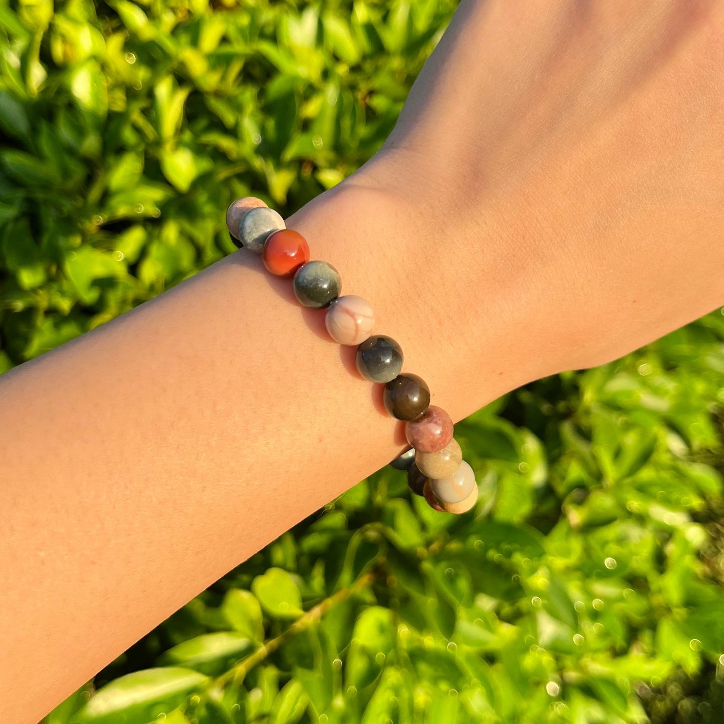 Alashan Agate Bracelet v1