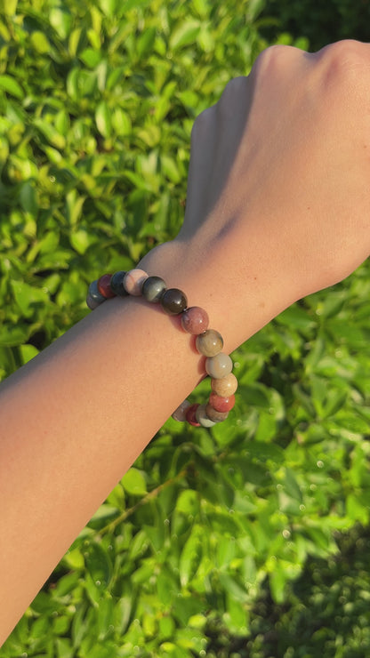 Alashan Agate Bracelet v1