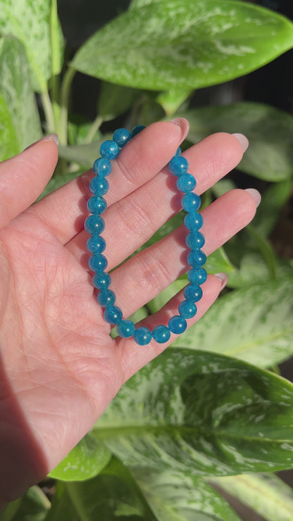 Blue Apatite Bracelet